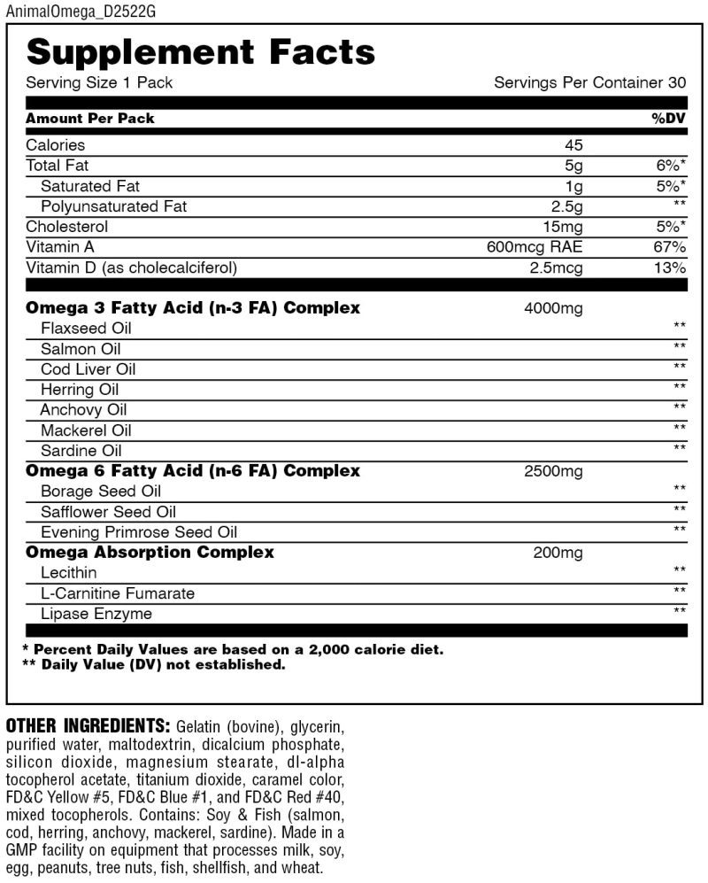 AnimalOmega D2522G suppfacts 49136e34 8a8c 44b8 92d5 0f08822a8bf2