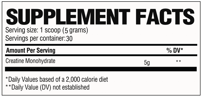 Createin Supp Facts Correct Version