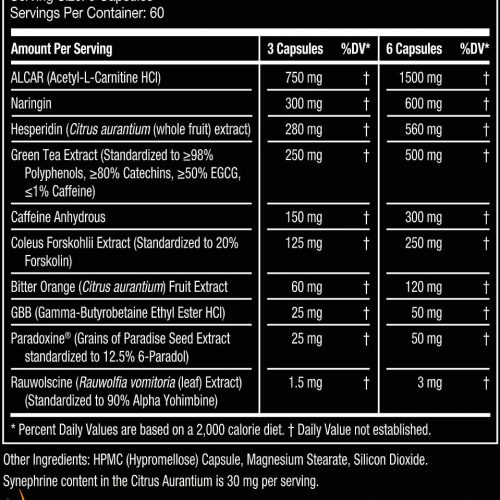 Cyclean AM Supplement Facts