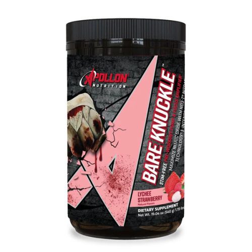 bare knuckle premium non stimulant nitrate infused pre workout powerhouse apollon nutrition 710891